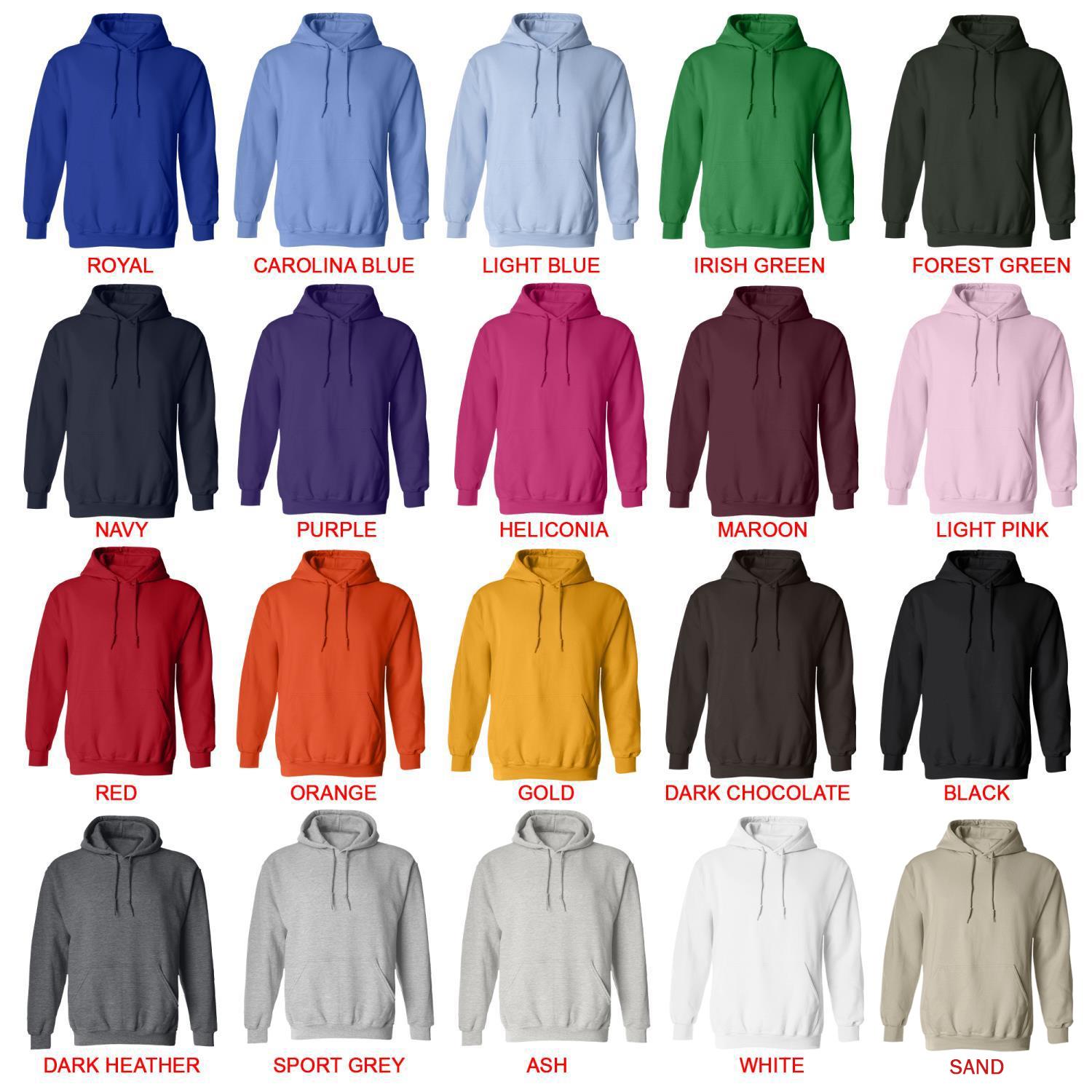 hoodie color chart - Moriarty The Patriot Store