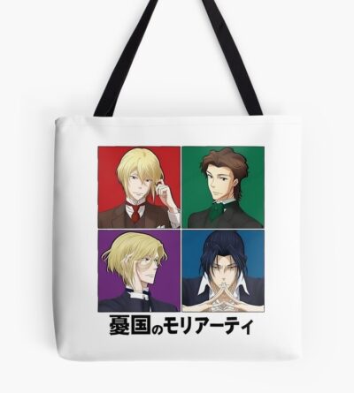 Moriarty The Patriot A Moriarty The Patriot Four Characters Tote Bag