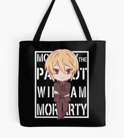 Moriarty The Patriot William James Moriarty Background Text White Cute Fan Tote Bag