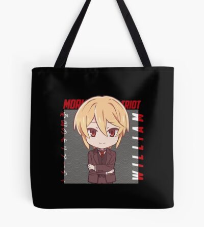 Moriarty The Patriot William James Moriarty Chibi Waves Design Gray Tote Bag