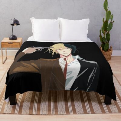 William James Moriarty And Sherlock Holmes Throw Blanket