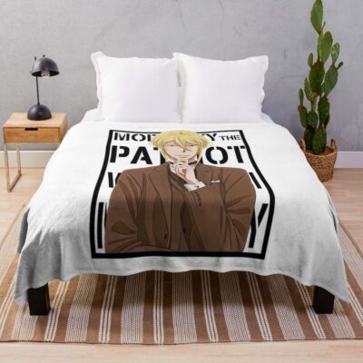 Bravery Youth The Enemy Separates Moriarty The Patriot William James Moriarty Background Text Bl Throw Blanket