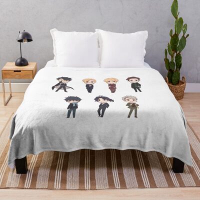 Moriarty All Characters Throw Blanket