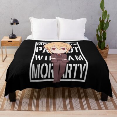 Pretty Hateful Social Class Nice Moriarty The Patriot William James Moriarty Background Text White Cute Fan Throw Blanket