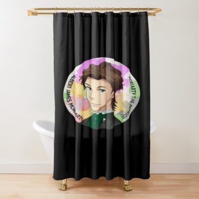 Pin Albert V2 Shower Curtain