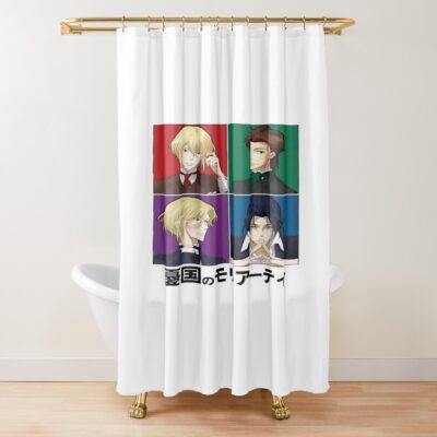 Moriarty The Patriot A Moriarty The Patriot Four Characters Shower Curtain
