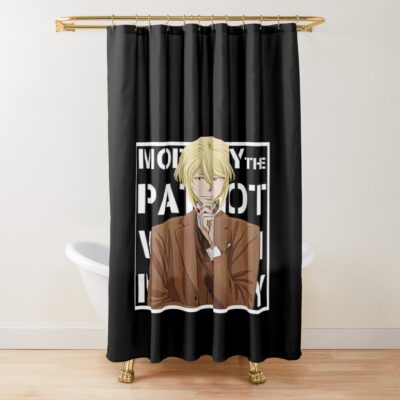 Moriarty The Patriot William James Moriarty Background Text White Shower Curtain