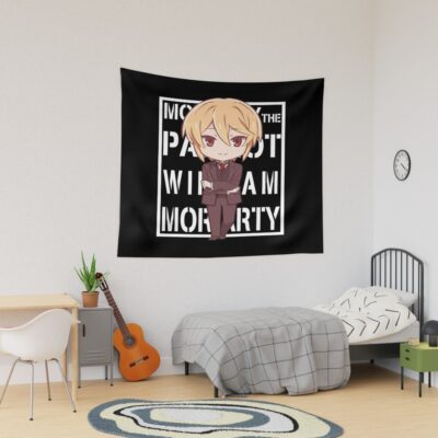 Moriarty The Patriot William James Moriarty Background Text White Cute Fan Tapestry