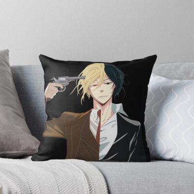 William James Moriarty And Sherlock Holmes Throw Pillow