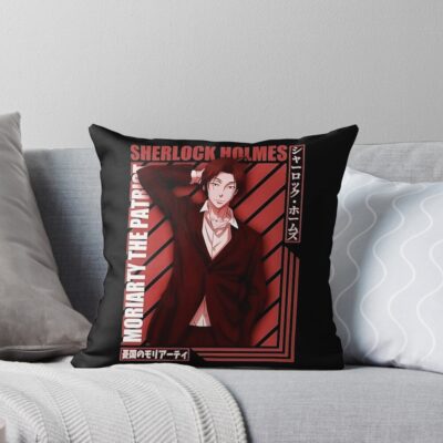 Moriarty The Patriot Sherlock Holmes Throw Pillow