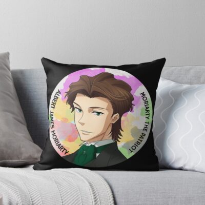 Pin Albert V2 Throw Pillow